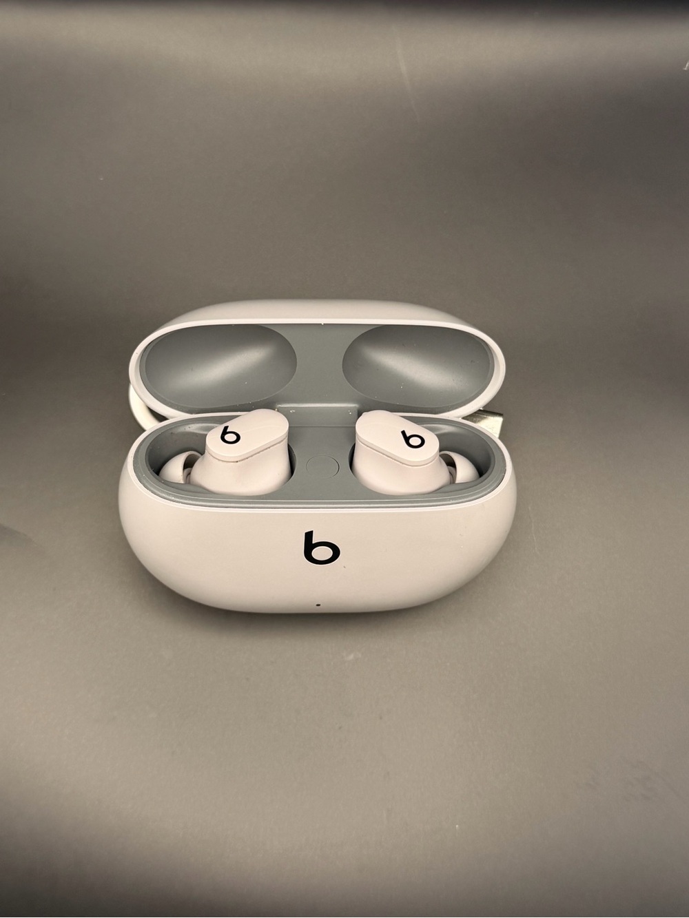 Grey Beats Wireless Earbuds with Charging Case